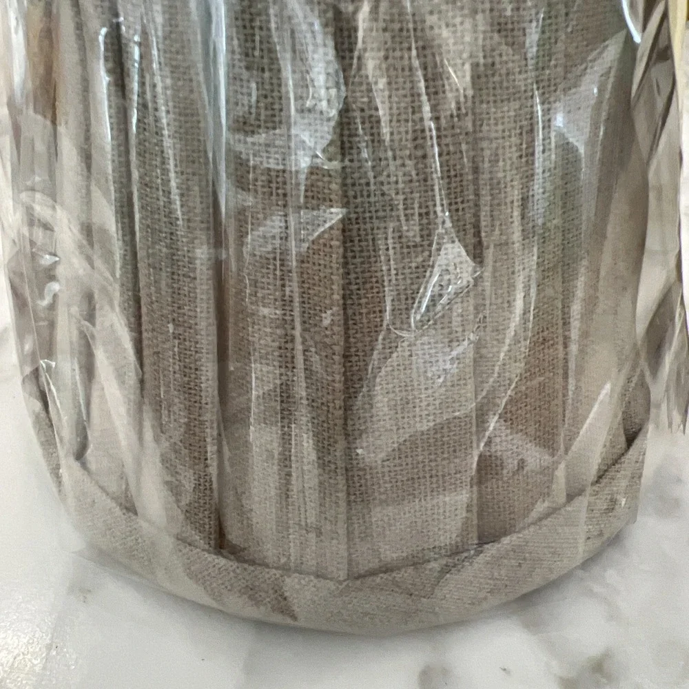 Villa Bacci‎ Mini Lamp Shade Pleated Linen CLIP ON 3 X 5 X 4